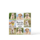 Custom 8 Photo Collage Pet Dog Loss Remembrance
