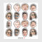 Custom 8 Photos Faces Waterproof Vinyl Stickers