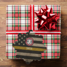 Custom 911 Dispatcher Thin Gold Line