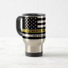 Custom 911 Dispatcher USA Flag Thin Yellow Line