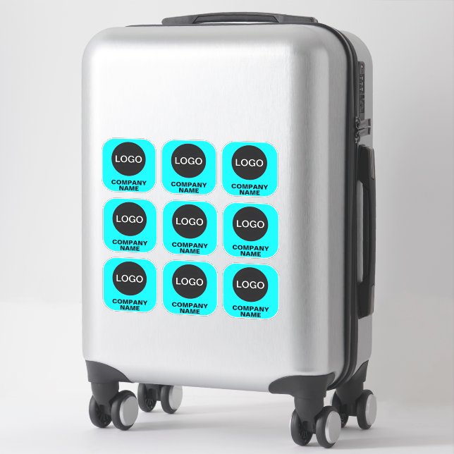 Custom 9 Branded Stickers for Suitcase (Logo Name) (Suitcase)
