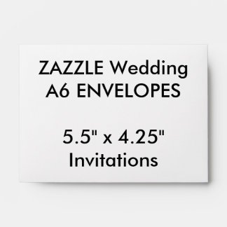 Custom A6 Envelopes 5.5" x 4.25" Invitations