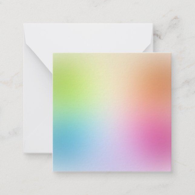 Custom Abstract Colourful Blank Template Elegant (Front)