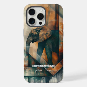 Custom : Abstract Elephant iPhone 15 Promax Case