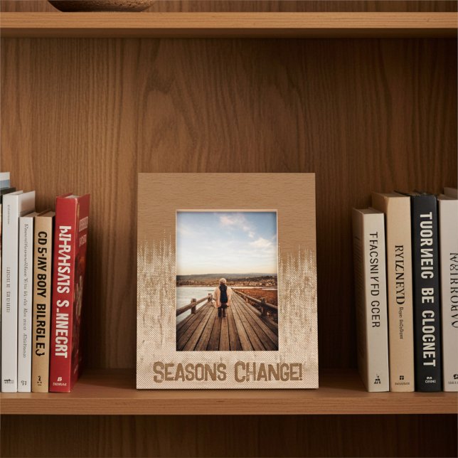 Custom Abstract Seasons Etched Picture Frame (Creator Uploaded)