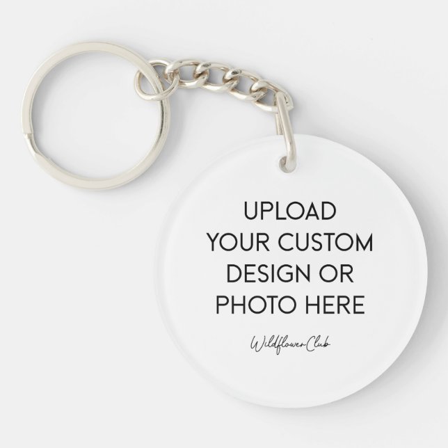 Custom Acrylic Key Ring (Front)