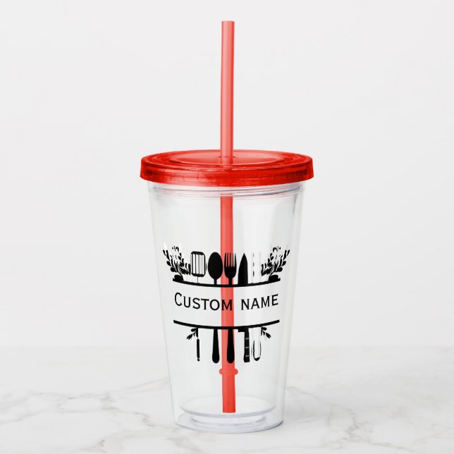 Custom Acrylic Name Tumbler (Front)