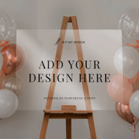 Custom Acrylic Sign Printing 18x24" Horizontal