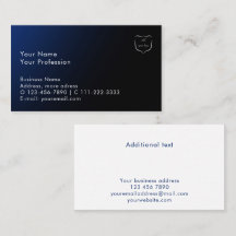 Custom Add Logo Blue Gradient Modern Professional