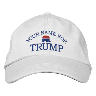 Custom Add Name or State to support Donald Trump Embroidered Hat