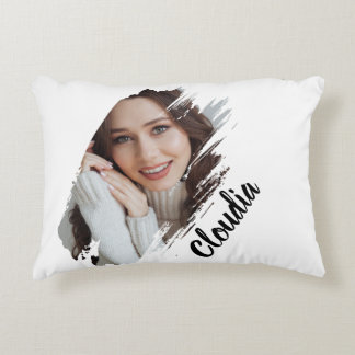 Custom Add Photo And Text Decorative Cushion