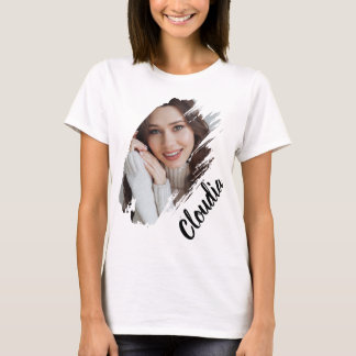 Custom Add Photo And Text T-Shirt