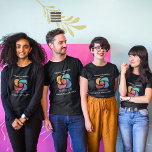 Custom Add Your Business Logo Company Black T-Shirt<br><div class="desc">Simple,  chic marketing black t-shirt for a modern business or corporation looking for a client gift for customers or employees. Add your custom corporate logo and name.</div>