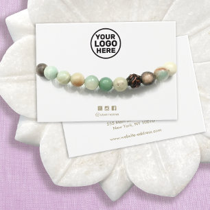 Custom Add Your Logo Bracelet Display Card