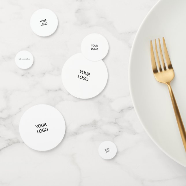 custom add your logo personalised company name confetti (Group)