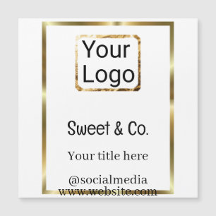 custom add your logo personalised company name pap