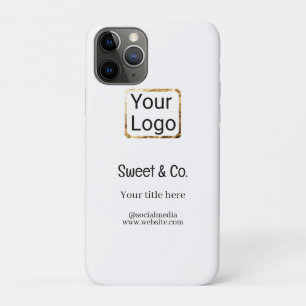 custom add your logo personalised company name pap Case-Mate iPhone case