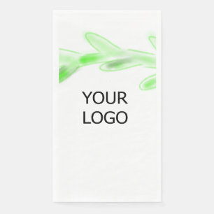 custom add your logo personalised company name pap napkin