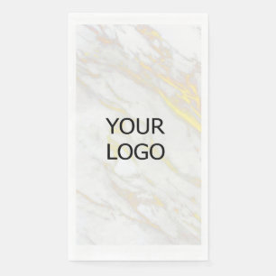 custom add your logo personalised company name pap napkin