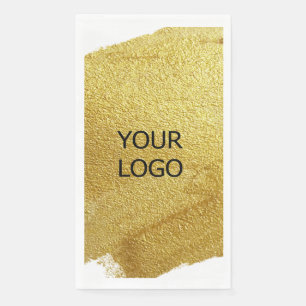 custom add your logo personalised company name pap napkin