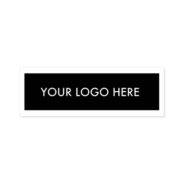 Custom Add Your Logo Self-inking Stamp (Design)