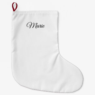 custom add your name christmas personalised large christmas stocking