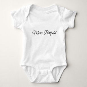 custom add your name glitter colourful add your    baby bodysuit