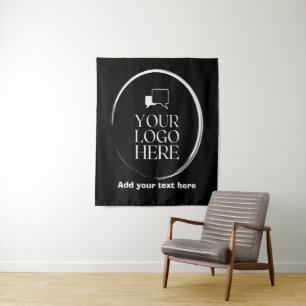 Custom Add Your Name Photo Text Tapestry