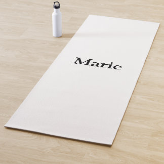 custom add your name text personalised yoga mat
