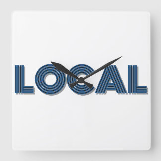 Custom Add Your Own Text Vintage Foam Trucker Hat Square Wall Clock