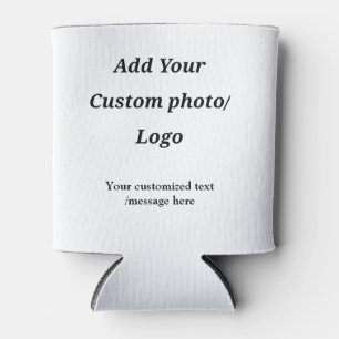 custom add your photo logo your text custom modern can cooler