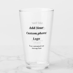 custom add your photo logo your text custom modern glass