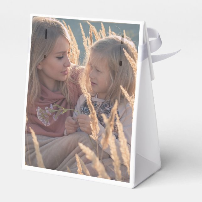 custom add your photo your text custom  favour box (Back Side)