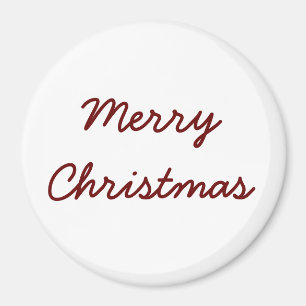 custom add your text christmas magnet