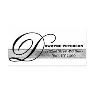 Custom Address And Name Self-inking Stamp