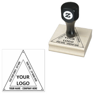 Custom Address Logo Name Stamp - Special Design