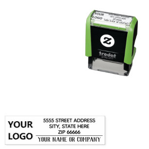 Custom Address Self-inking Stamp Design Your Own