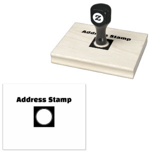 Custom Address-Stamp Jet Black colour Envelopes In Rubber Stamp