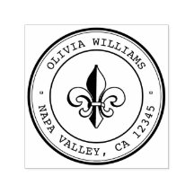 Custom Address Stamp, Wedding Stamp,  Self-ink
