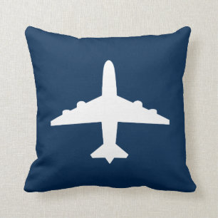 Custom Aeroplane Throw Pillow