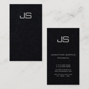 Custom Aesthetic Monogram Template Modern Business Card
