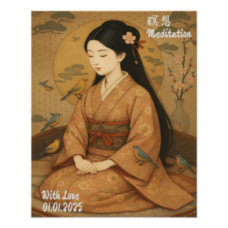Custom Aesthetic Zen Meditation Mindful Art Photo Print