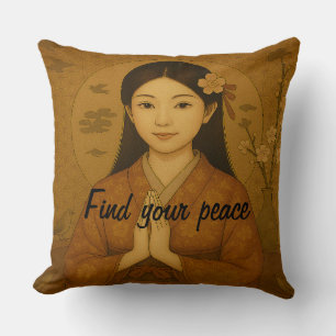 Custom Aesthetic Zen Meditation Mindful Minimalist Cushion
