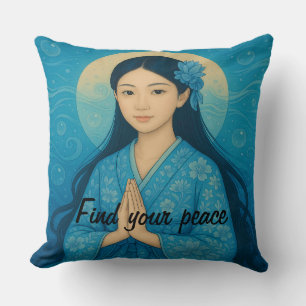 Custom Aesthetic Zen Meditation Mindful Minimalist Cushion