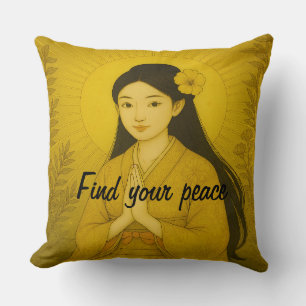 Custom Aesthetic Zen Meditation Mindful Minimalist Cushion