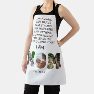 Custom Affirmation  New Mum photo Gift Apron