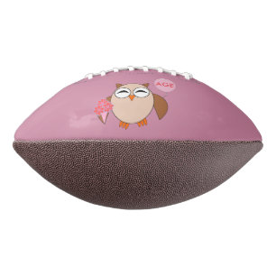 Custom Age Birthday Owl Football