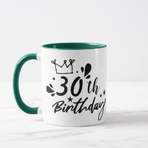 Custom Age Coffee Cup, Personalised Birthday Mug