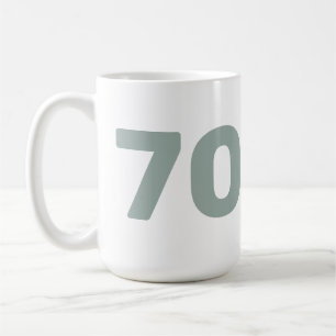 Custom Age & Name Funny Senior Birthday Coffee Mug