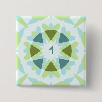 Custom Age Soft Blue Green Star Kid’s Birthday